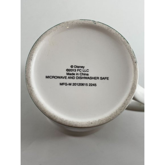 Disney Mickey Mouse Ceramic Green Christmas Coffee Tea Cup Mug 2013 Presents - Picture 6 of 7